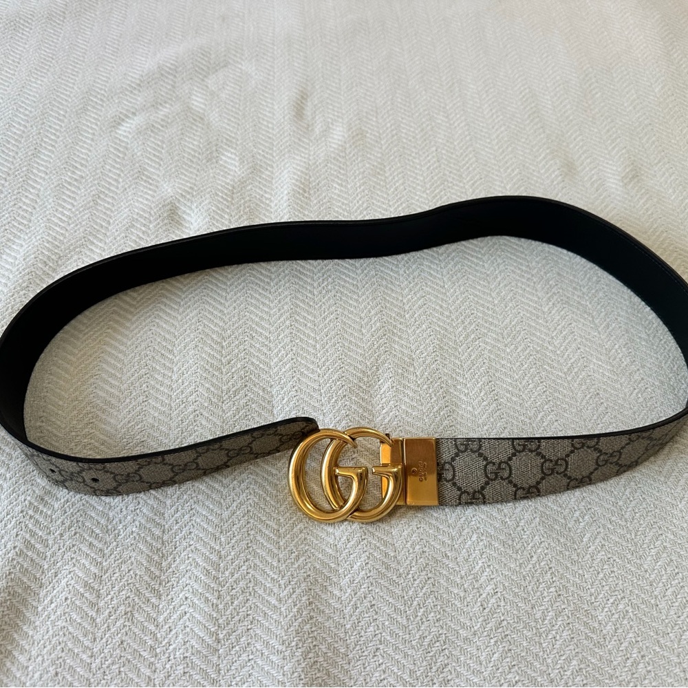 Gucci Belt Oversize GG Reservible - Picture 4 of 16